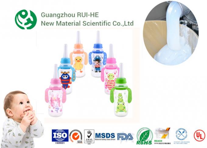 Liquid Silicone Rubber For Baby Nipples, Bottles Injection Molding 2 Part LSR 6250 - 60 With LFGB 0