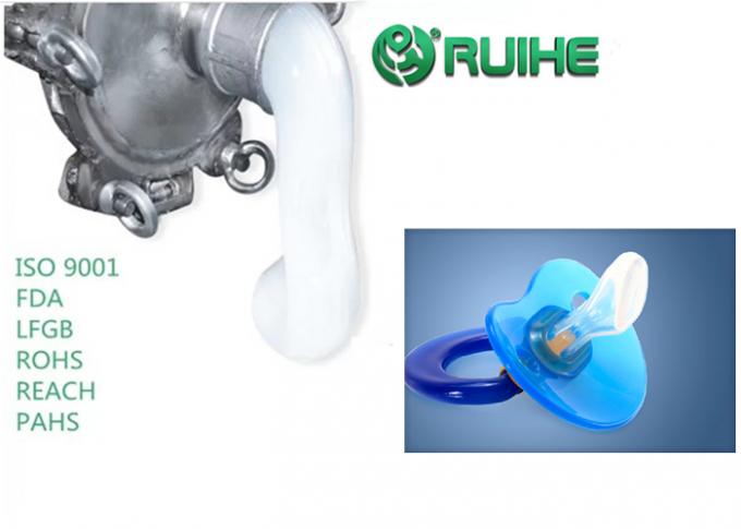 Custom 15KN/M LSR Liquid Silicone Rubber For Baby Feeding Nipples 0