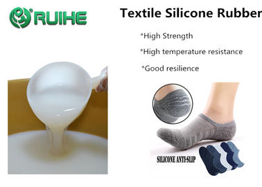 Odorless 2 Part Liquid Silicone Rubber For Socks High Adhesion And Transparency