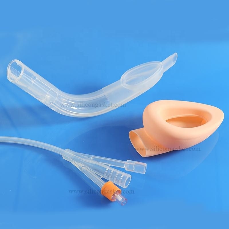 Custom Make Two Part Liquid Silicone rubber Laryngeal Mask For Anesthesia