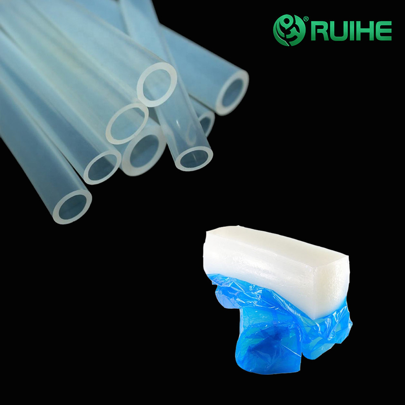 Transparent Platinum Extrusion Silicone Rubber Tube 60KN/m