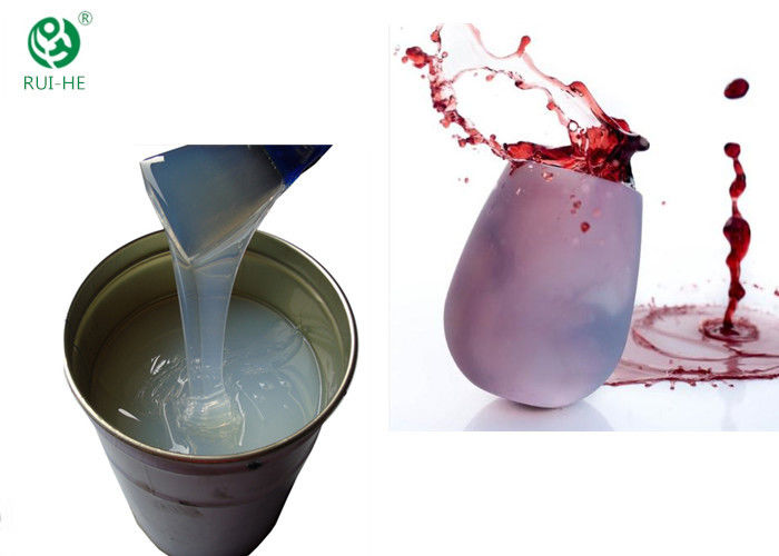 Wine Glass Transparent Liquid Silicone Rubber , Clear Silicone Rubber Liquid