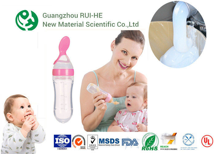 High Transparent Food Grade Liquid Silicone Rubber For Baby Nipple / Bottle