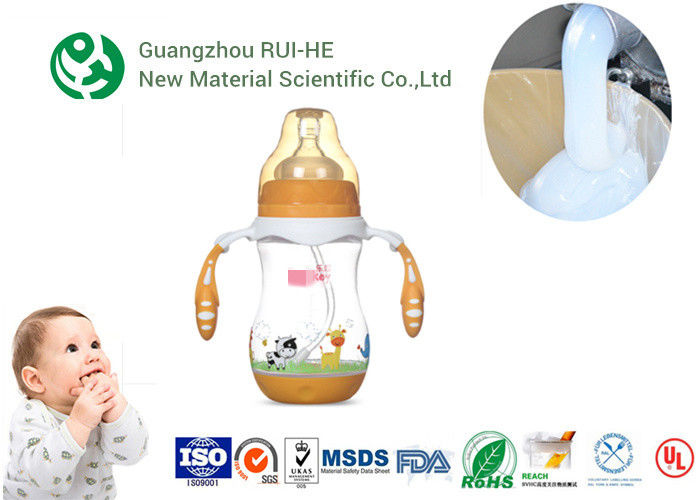 High Transparent Food Grade Liquid Silicone Rubber For Baby Nipple / Bottle
