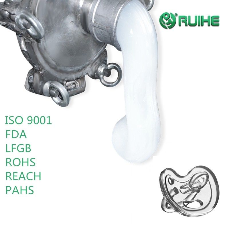 Ruihe Low Viscosity Platinum Liquid Silicone Rubber LSR Hardness 20-60 Shore A