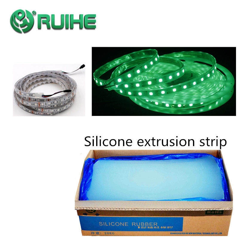 China Manufacturer of Custom Extruded Silicone Rubber material, high strength,faster process,
