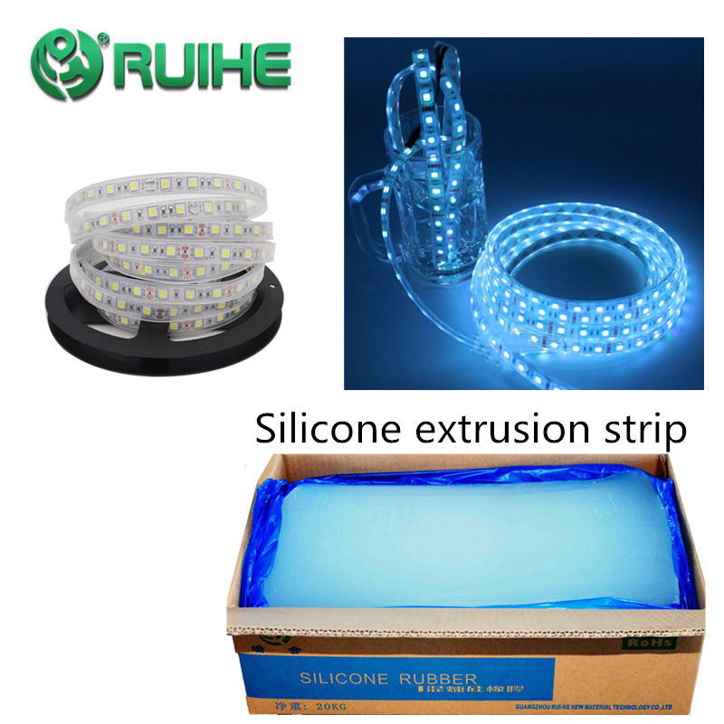 Custom Extruded Silicone Rubber Material High Strength For Sealant Parts