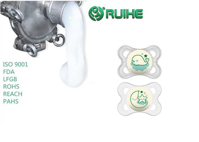 60 70 Shore High Transparent Liquid Silicone Rubber For Baby Nipple
