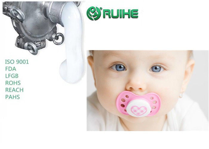 2.4% 6.5MPa LSR Liquid Silicone Rubber For Baby Tableware