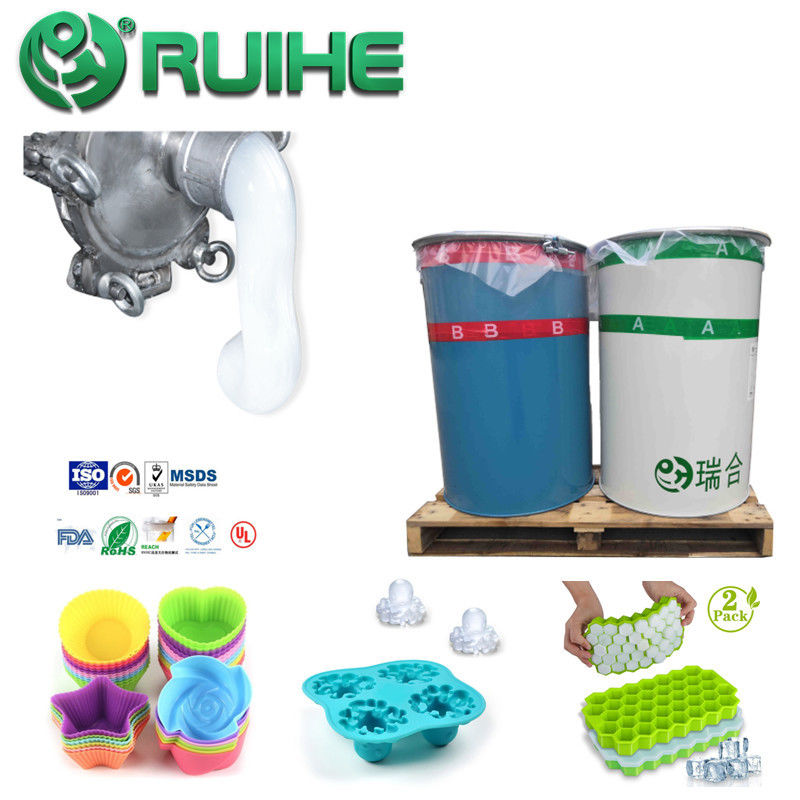 Raw Material Hard Liquid Silicone Rubber 200 Kg / Barrel