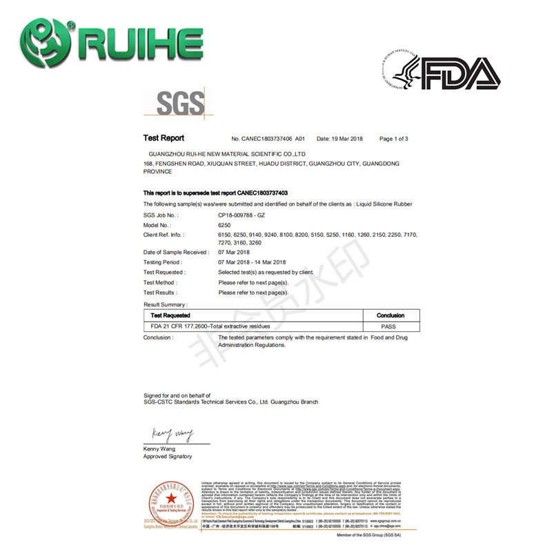 MSDS Two Part Liquid Silicone Rubber With Siloxanes Safety Resistance