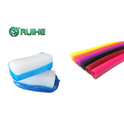 Translucent Solid Silicone Rubber HTV Silicone Extrusion Seal Strip